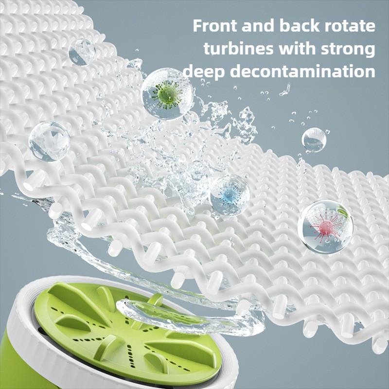 Mini Electric Turbo Washing Machine Portable Underwear Washing Device Dormitory Small Clothes Washing Machine