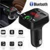 Car Aux Audio Modulator Wireless Bluetooth Handsfree FM Transmitter LCD MP3 Player USB Car Charger