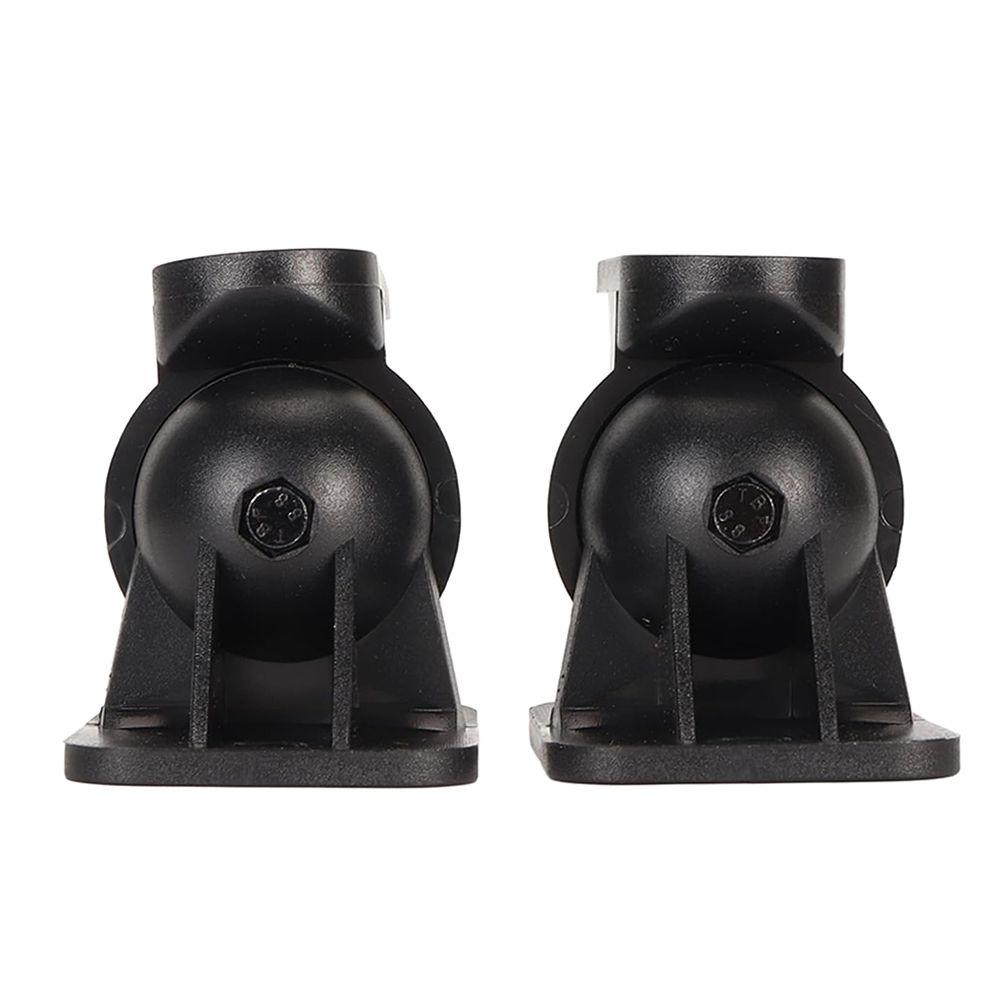 2pcs Adjustable Speaker Bracket Black Wall Mount Bracket Easy Install Speaker Wall Mount School