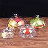 Storage Tray Round Dish Food Cover Cake Bread Plate Fruit Display Holder Dust-Proof Food Cover