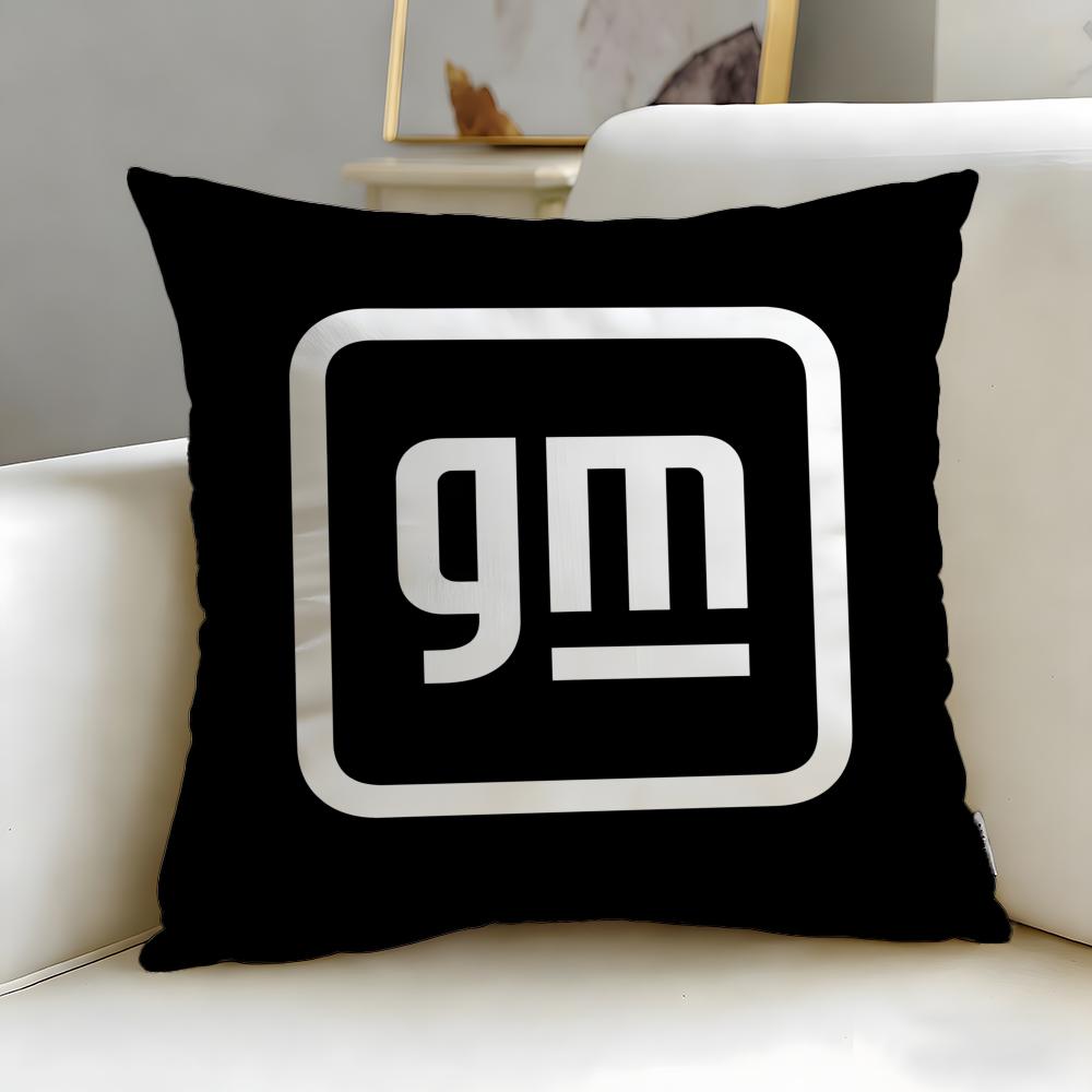 Классический автомобильный бренд General Motors Наволочка Мягкая и легко стирающаяся – Универсальная для дивана, кровати, путешествий и офиса