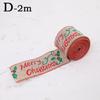 Christmas Ribbon DIY Gift Packaging Party Decor Linen Decorations