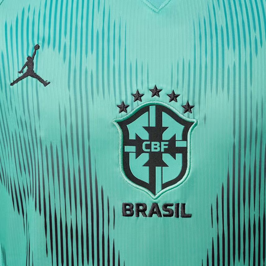 Jordan Dri-FIT Бразилия 2026 Стадион Вратарская Футболка Влагоотводящая Мужские топы IQ3335-369