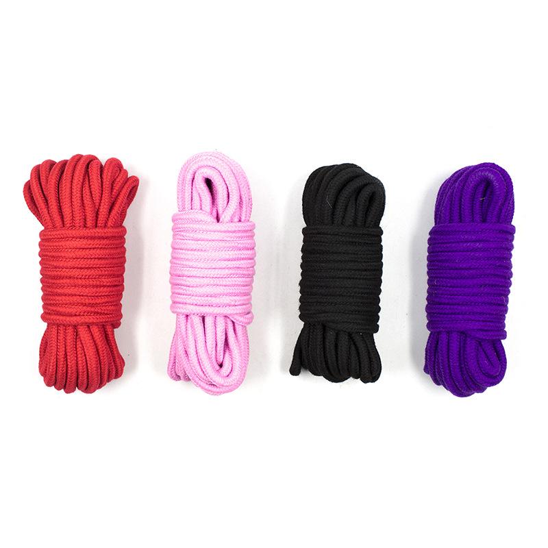 5m/ 10m/ 20m Cotton Rope Female Adult Sex Products Slaves BDSM Bondage Soft Rope Adult Games Binding Rope Role-Playing Sex Toy