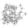 50pcs Stainless Steel Beach Jewelry Small Ocean Starfish Pendant Pendant Accessories  Earring Making