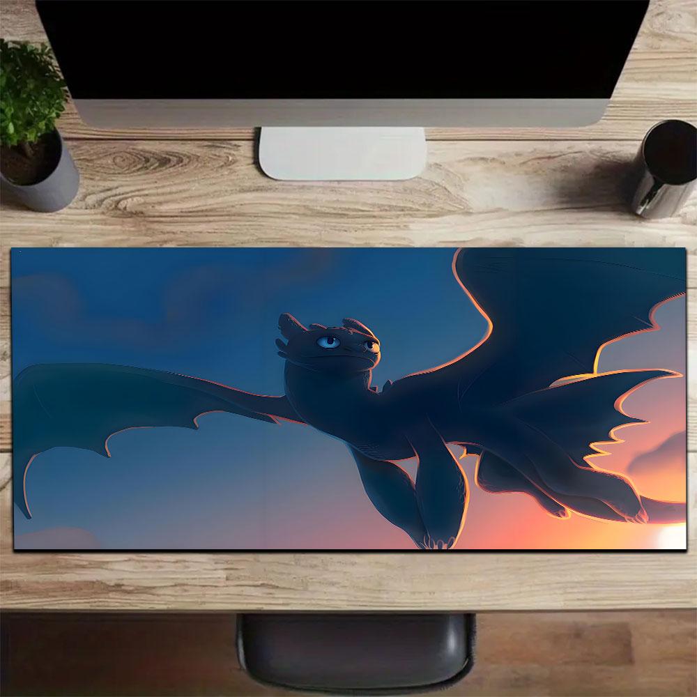 pc Night FuryLarge Mouse Pad computer mat Desk Mat keyboard mat Office Gaming Table Mat