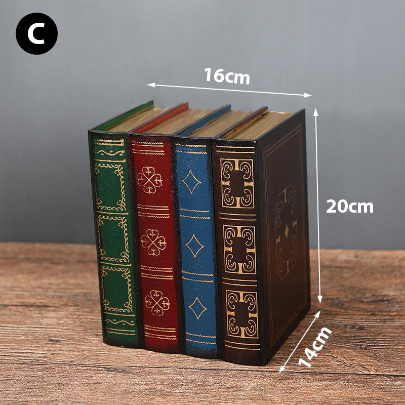 Винтажные поддельные книги для украшения Ретро поддельные книги Книжная полка Декор Шкатулка для драгоценностей