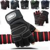 Fitness Gloves Weightlifting Half-finger Gloves Men's Outdoor Sports Men's and Women's Long Wrist Guards Anti-skid Equipment Dumbbell Training