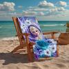 Ultra-Soft Beach Towel with Elsa Theme,Ideal for Pool - Camping, Diving - Perfect Travel Essential, Vibrant Beach Towel.