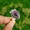 Natural Ruby Zoisite Gemstone Promise Pink Adjustable Ring 925 Sterling Silver