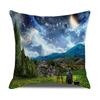 Linen Pillowcase Nordic Retro Van Gogh Oil Painting Watercolor Print Pillowcase New Home