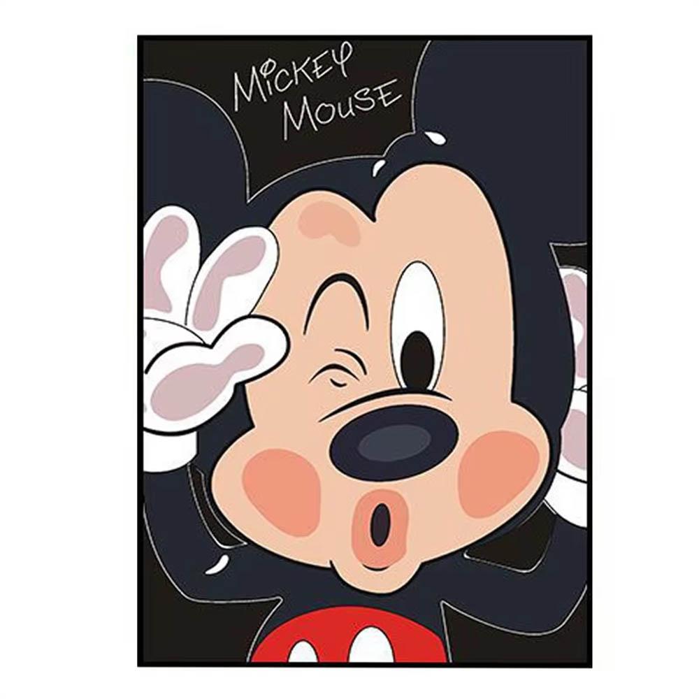 Disney Минималистичный стиль Дональд Дак Дейзи Микки 5D Алмазная Живопись Полная Алмазов Сделай Сам Ручная Алмазная Живопись Мультяшное Украшение Набор для Живописи