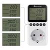 Ketotek Цифровой термостат день/ночь, регулятор температуры, розетка 230 В, 16A, розетка термостата, отопление, охлаждение, вилка европейского/британского/американского/австралийского/французского стандарта