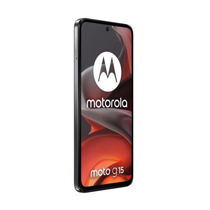 Motorola Moto G15 4G 8 Go/256 Go Gris (Gravity Grey) Double SIM