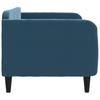 Vidaxl Sofa Z Funkcją Spania, Niebieska, 80X200 Cm, Obita Aksamitem