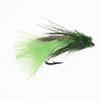 Bimoo 6pcs #4 Sculpin Imitation Streamer Fly Green Zoo Cougar Fly Slow Sinking Trout Fishing Lure Bait