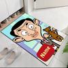 Custom Name Mr. Bean Printed Carpet, for Office Chair Living Room Bedroom Kitchen Room Decor Gifts.