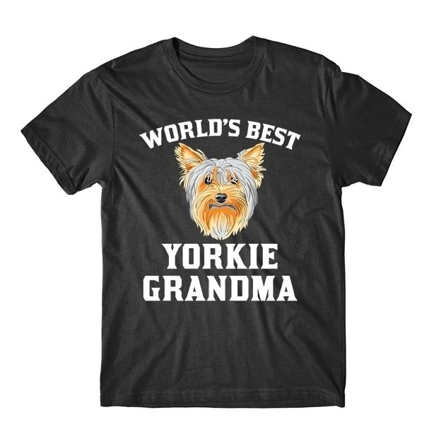 World's Best Yorkie Grandma Dog Graphic T-Shirt