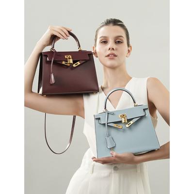 Сумка версии хай-энд Второе поколение с узором «коробка» Мини-сумочка из коровьей кожи Новая кожа высокого класса Женская сумка кроссбоди