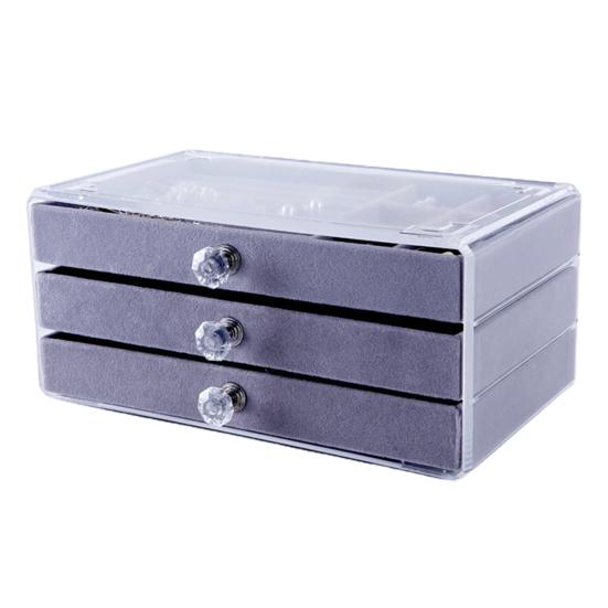 Прозрачная крышка, практичный стильный пылезащитный органайзер для ювелирных изделий с пазами, держатель для дисплея