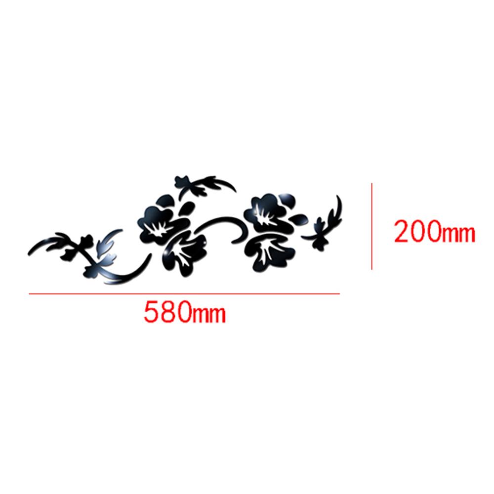 New Creative Acrylic Mirror Wall Stickers Three-dimensional Environmental Personality Wall Stickers KTY