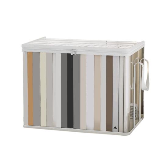 yangyizhi Clothes Storage Bag, Transparent Large Capacity Book Organizer, with Zipper And Handle Design, Portable Bag for Home Dormitory