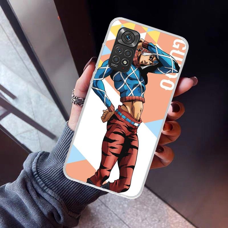 JoJo Adventure Guido Mista Phone Case For Xiaomi Redmi Note 10 11 12 13 14 15 Pro Plus 11S 12S 14S 11T 11E 10S Soft TPU Back Cov