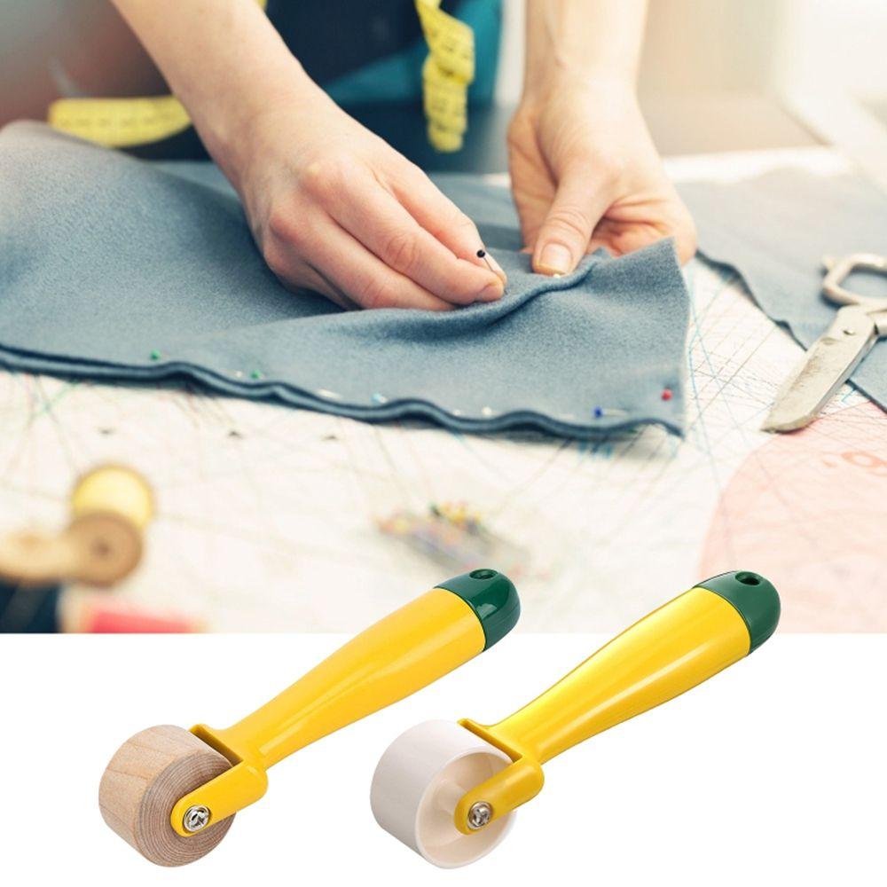 Колесо для квилтинга, шитья, домашнего декора, деревянный шовный ролик, ролик для обоев, ролик для прижимания квилтинга