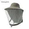 Summer Outdoor Face Neck Protection Bucket Hat Insect Proof Cap Mosquito Hat Fishing Sun Cap