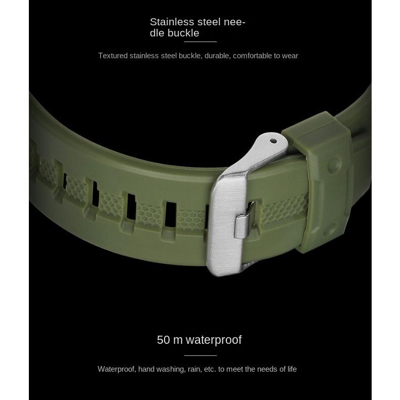 SMAEL Outdoor Многофункциональные спортивные электронные часы Светящиеся в темноте водонепроницаемые часы с большим циферблатом