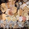 200pcs/pack Decor Scrapbook PET Sticker Materials Paper Combo Kit DIY Junk Journal Collage Photo Album Vintage Stickers