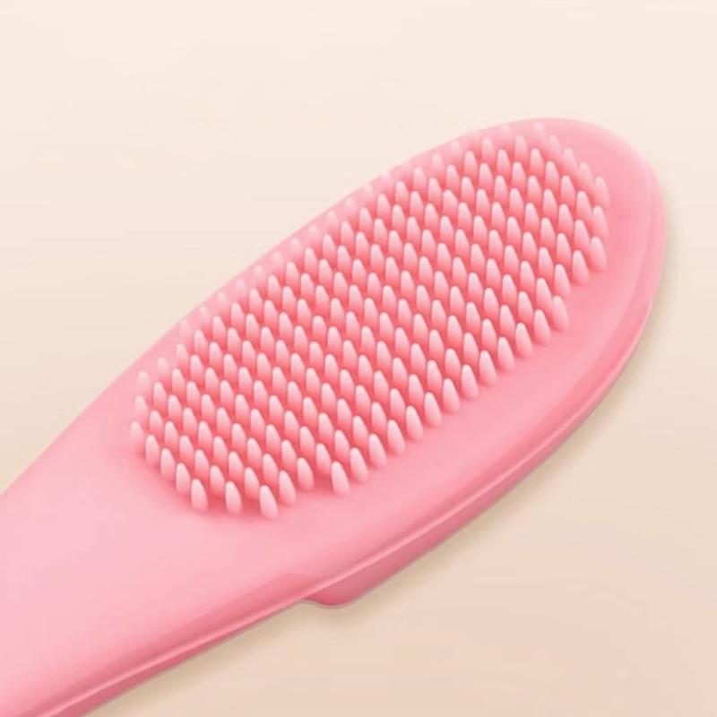 Силиконовая щетка для носа, очиститель пор для лица, портативная двухсторонняя массажная щетка от черных точек, инструмент для чистки красоты, скраб для носа и лица