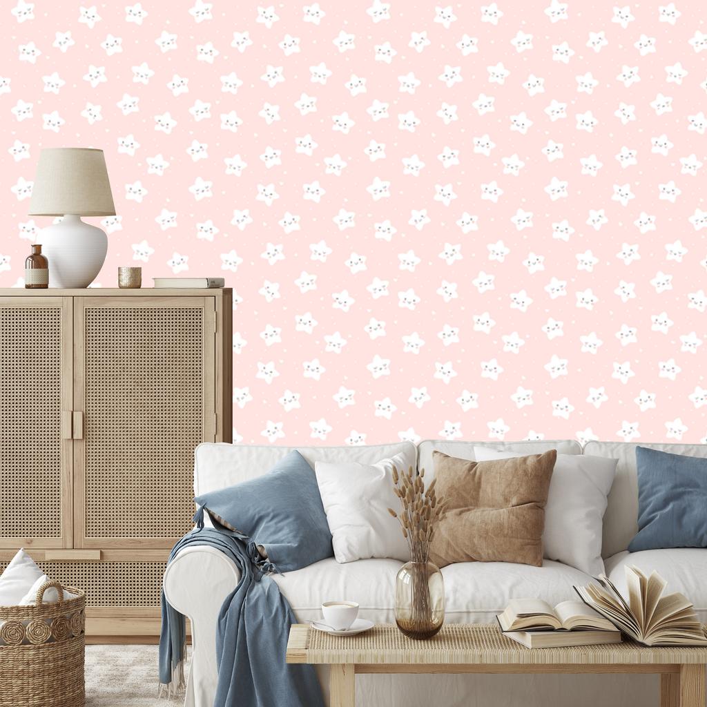 Stars wallpaper for living room and bedroom 50x1000