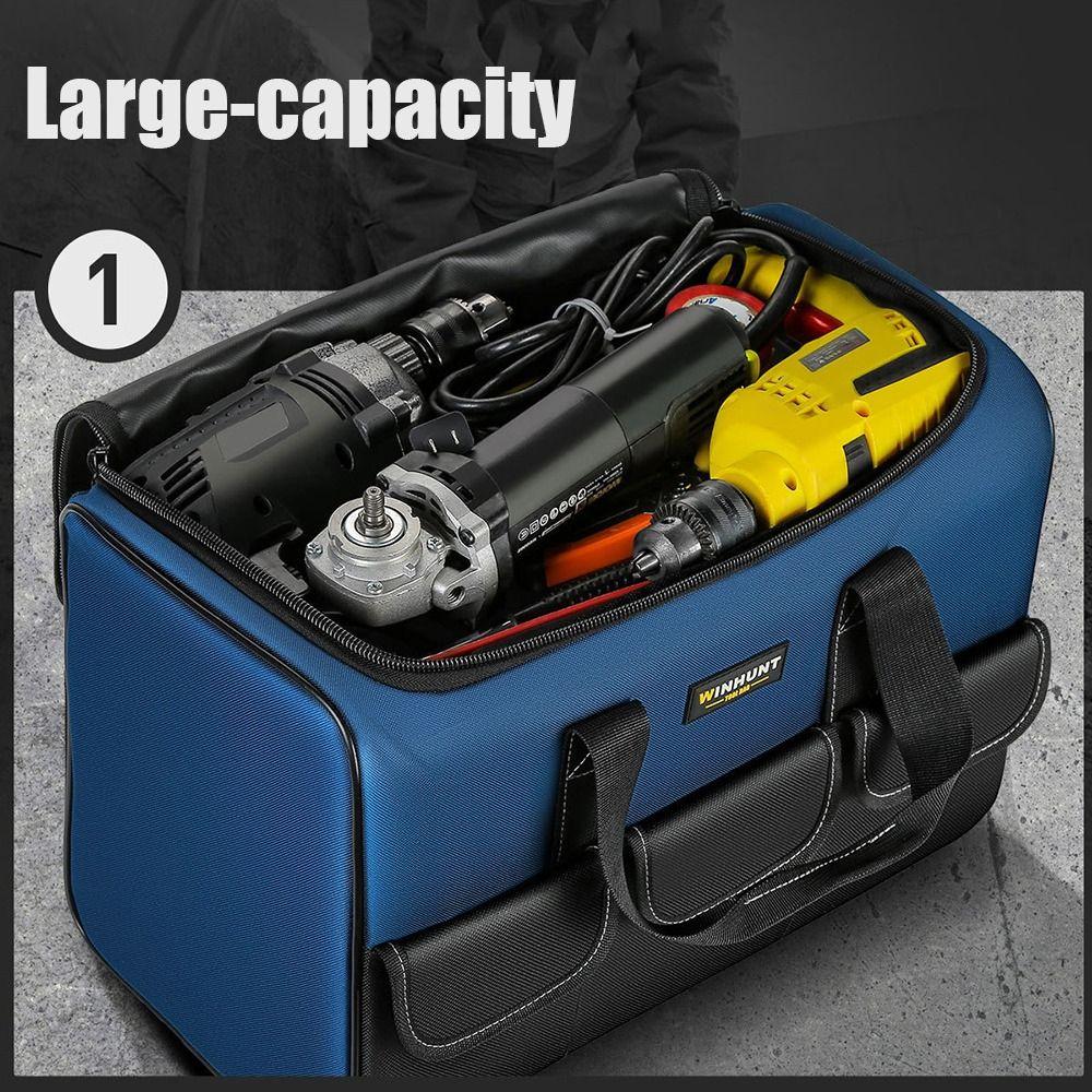 Waterproof Toolkit Oxford Tool Organizer Durable Square Tool Bag Garage