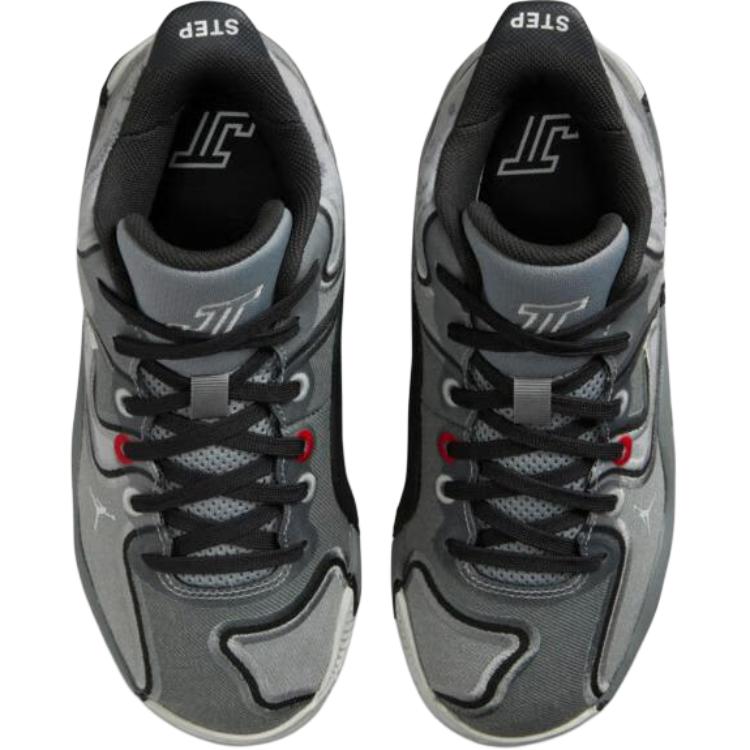 Jordan Tatum 3 Удобные Прочные Низкие Детские Баскетбольные Кроссовки Детские кроссовки Серые HV5889-002