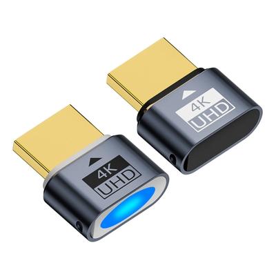 Металлические заглушки HDTV, эмуляторы видео высокой четкости, адаптер дисплея без головы для улучшенного отображения 4K-дисплей