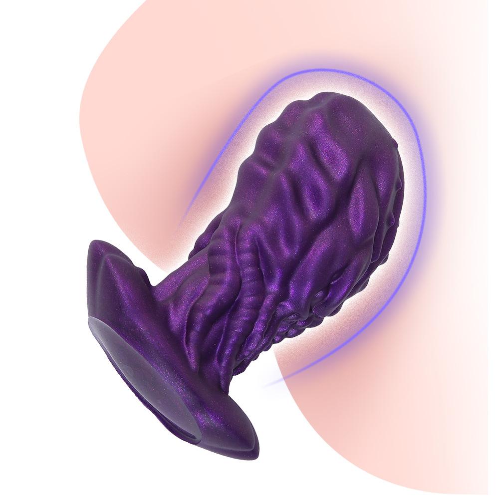 New Purple Octopus Anal Plug For Men And Women Vaginal Plug Silicone Anal Expansion Device Sex Toy