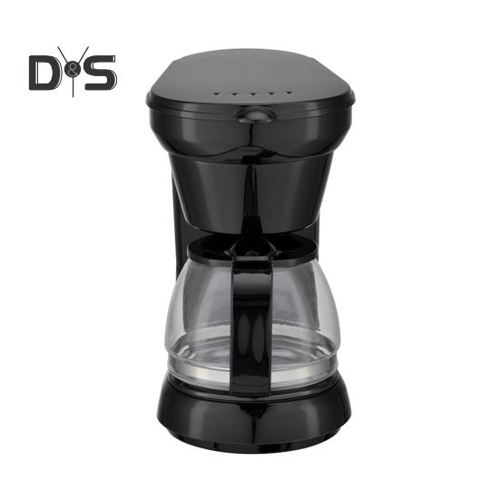 Портативная кофемашина большой емкости с функцией защиты от капель и автовыключения, простая в очистке, многоразовый фильтр, кофемашина, кухонные принадлежности