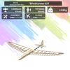 Wooden Remote Control Airplane Kit 47inch Wingspan 36inch Length Aircraft DIY Assembly for Kids