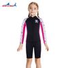 DIVESAIL Kids 2.5mm Full Body Wetsuit Snorkeling Surfing Swimming Warmth Protection Girls Long Sleeve Neoprene Dive Suit