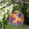 10 Inch Hummingbird Wind Spinner Outdoor Hanging Decor with 360 Rotating Hook for Garden Balcony Lawn Spring Summer Decoration Creative Gift