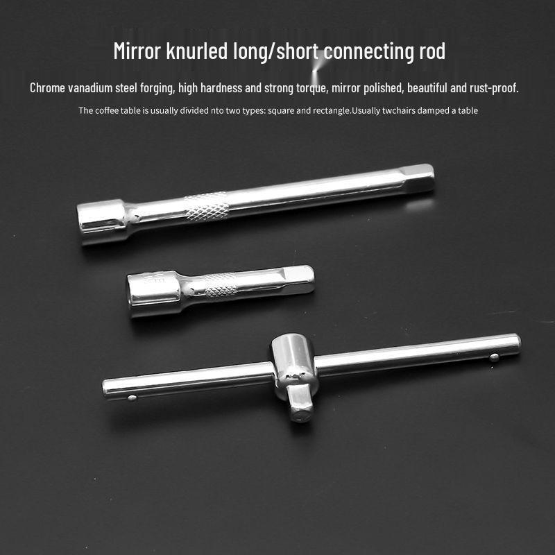 46-Piece Bit & Socket Tool Set with Ratchet Wrench for Auto & Home Repairs