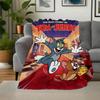 The Best Story of Tom & Jerry: Classic Cartoon AdventuresBlanket Flannel Throw Blanket for Sofa, Bed, Travel, Camping, Office