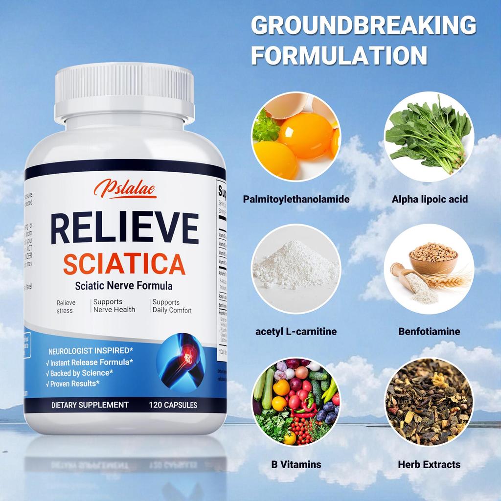 Pslalae - Alpha Lipoic Acid Capsules - Sciatic Nerve and Bone Health