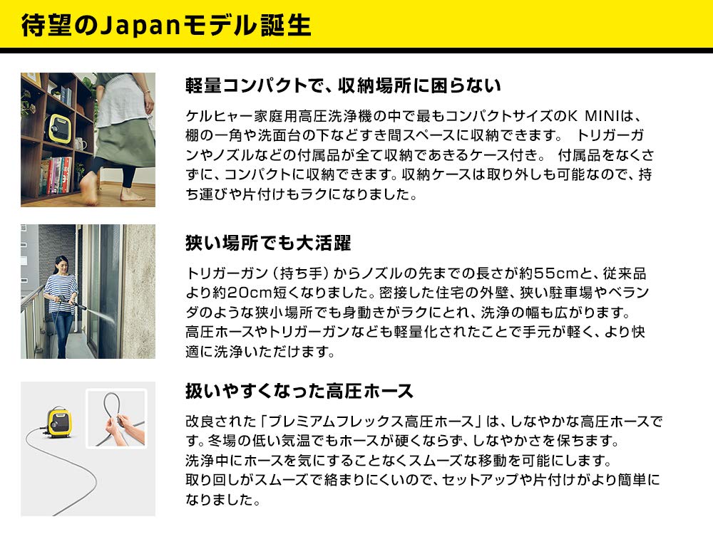 Аппарат высокого давления KARCHER с сетевым кабелем K MINI 1.600-050.0