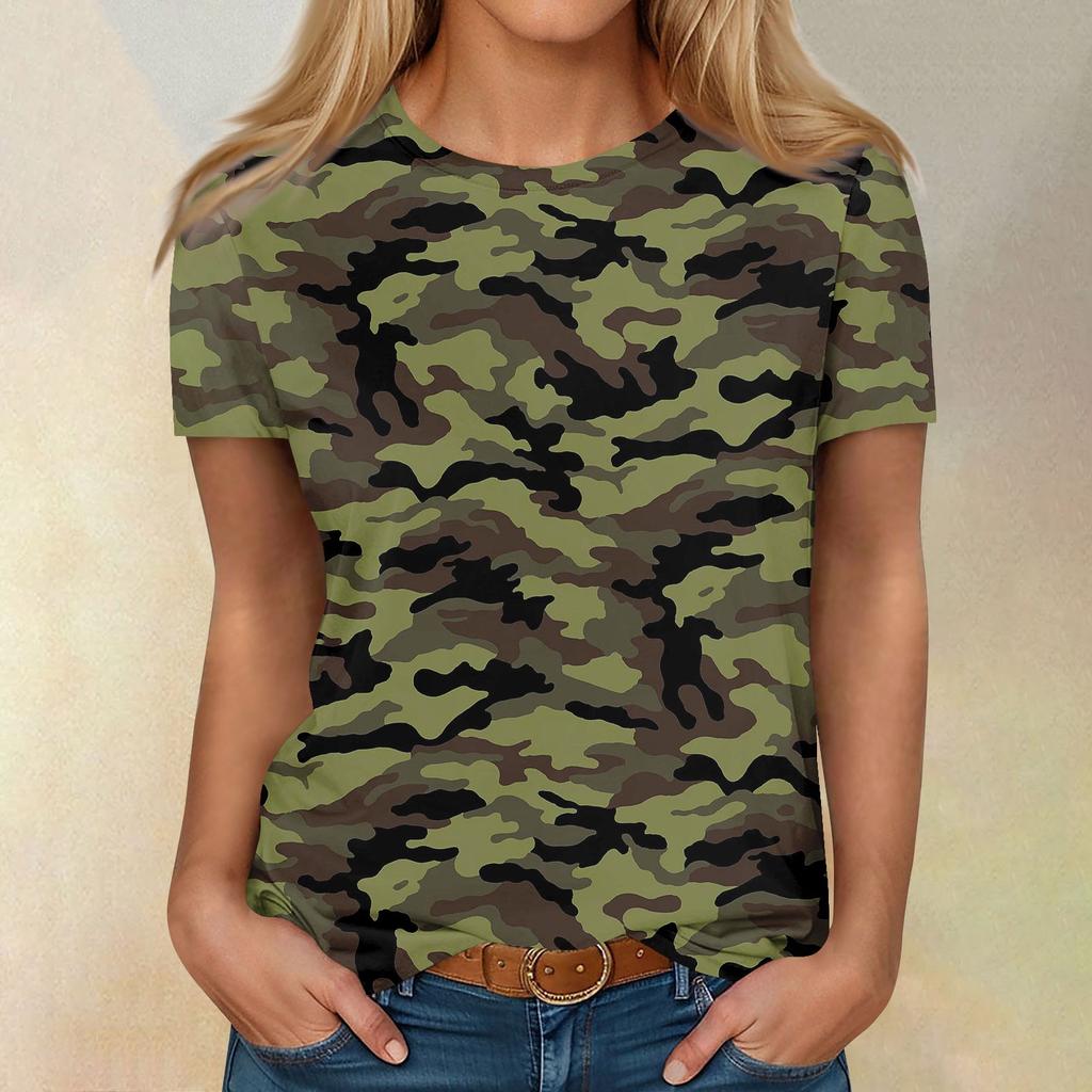 Рубашки с коротким рукавом для женщин, милые топы, футболки с принтом, блузки, повседневные базовые топы больших размеров, пуловеры