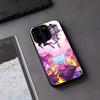 Чехол для телефона U-unicorn Wars для iPhone 17 Air 16 E Pro Max 15 14 13 Mini 12 Pro 11 Max Plus Черный Стеклянный Чехол