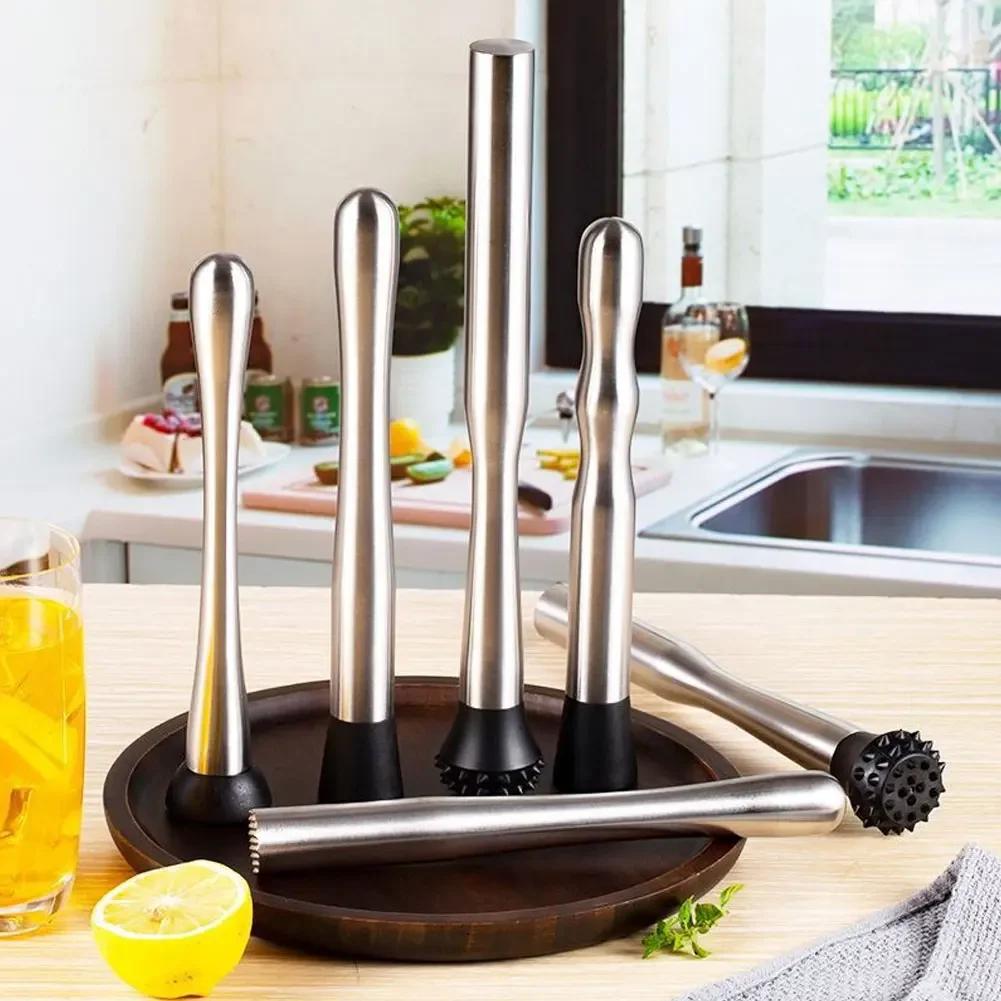 Бар из нержавеющей стали для измельченного льда, молочного чая, фруктовых коктейлей, многофункциональный молоток для льда, лимонного чая, сока