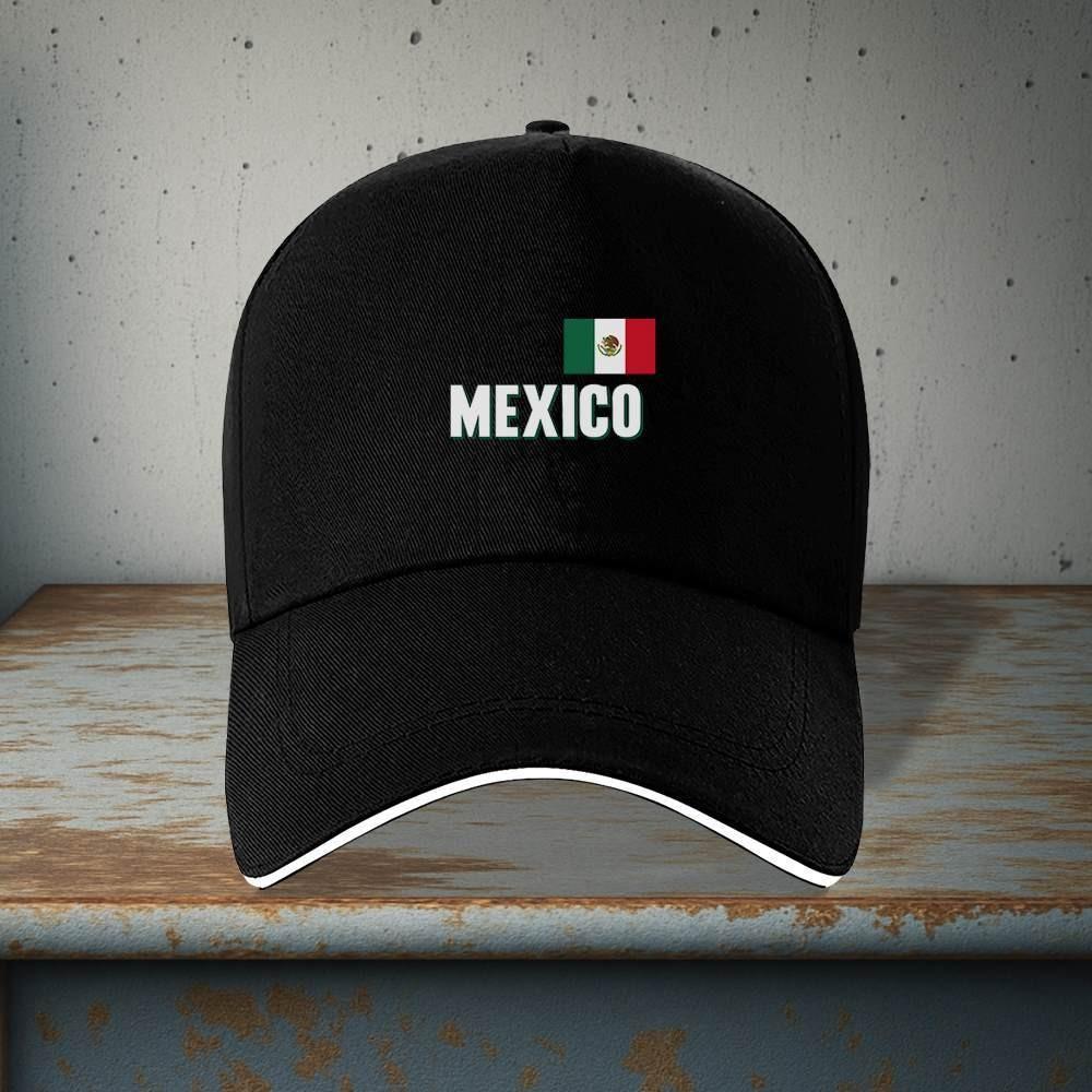 Mexico Flag Baseball Cap Cotton Casual Adjustable Adult Hat Four Seasons Accessory