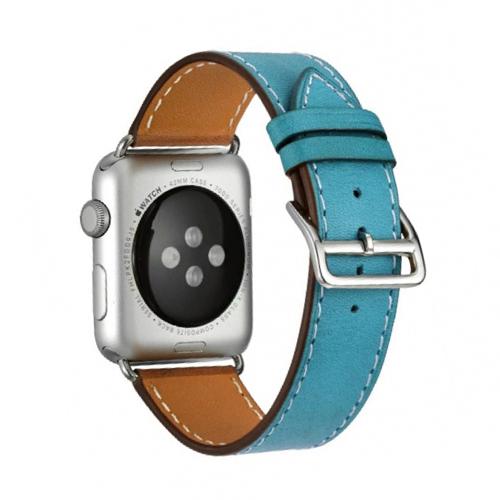 Кожаный ремешок для Apple, ремешок для часов 44 мм, 40 мм, 45 мм, 41 мм, 38 мм, 42 мм, браслет из натуральной кожи с одним туром, iWatch series 5, 4, 3, 6 se 7